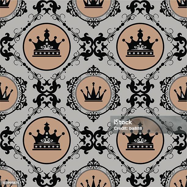Damasceńska Tapety Ozdobne Ściany - Stockowe grafiki wektorowe i więcej obrazów Bez ludzi - Bez ludzi, Dekoracja, Element projektu