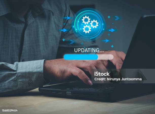 Operating System Upgrade Concept Installation App And Software Update ...