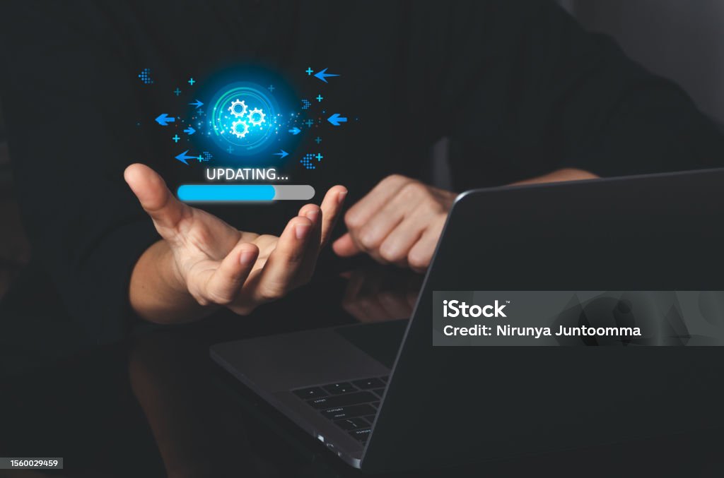 Operating System Upgrade Concept Installation App And Software Update ...