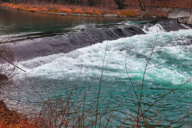 Flow on a river.
