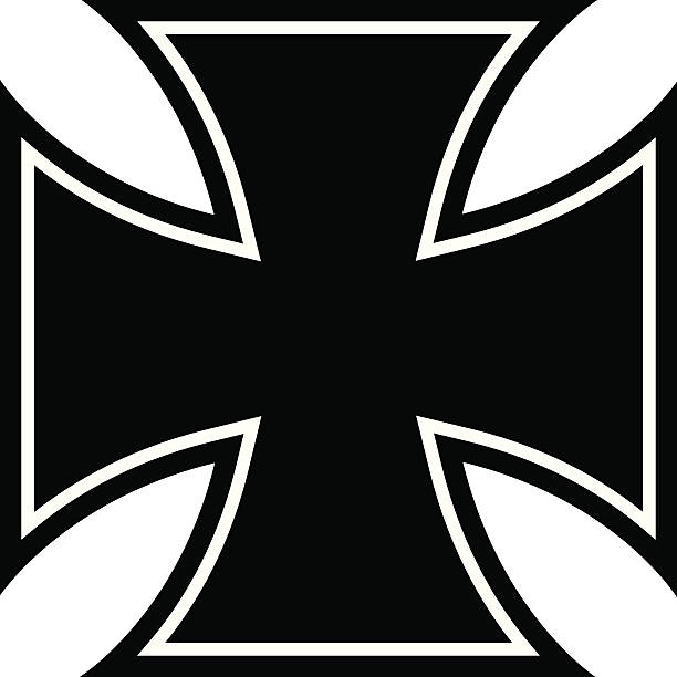 Iron Cross The Iron Cross - Very popular for T-shirts right now. iron cross stock illustrations