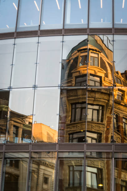 istock Reflection of an old building 1560078923