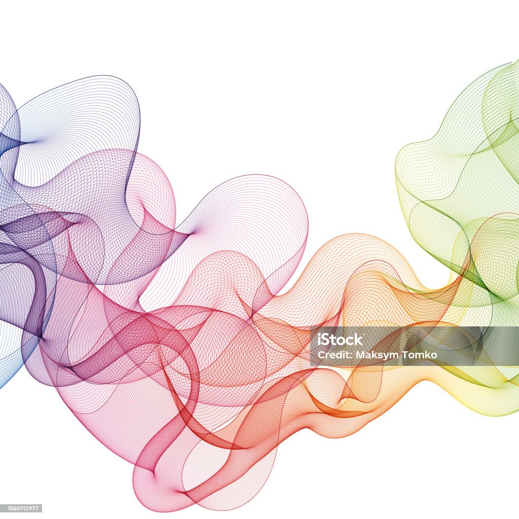 Bright Color Wave With Shadow Wave Pattern Element For Design Eps 10 ...