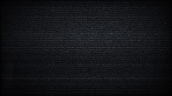 VHS noise and glitches overlay design elements on black background. Bad TV signal