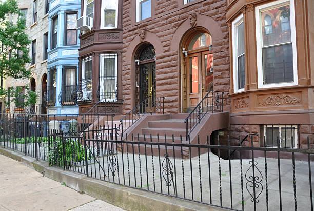 istock Brownstone Homes in Brooklyn New York 156013452