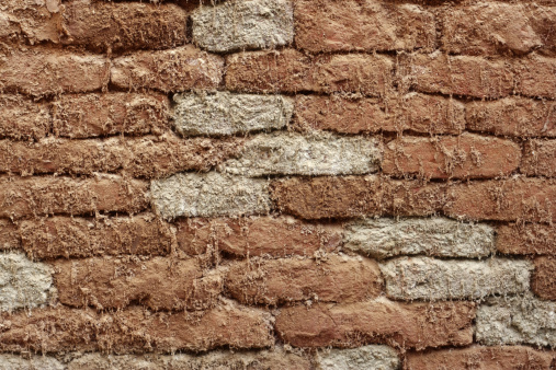 Old Brick  Colorful Wall Texture.