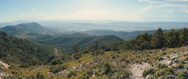 Mountain scenery in the Spanish Mediterranean area