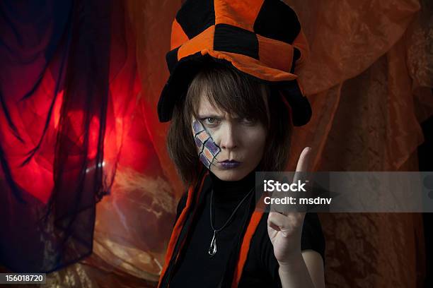 Angry Mad Hatter Stock Photo - Download Image Now - Adult, Authority, Circus