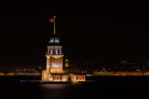 The Maiden's Tower is popular icon of Istanbul city.
