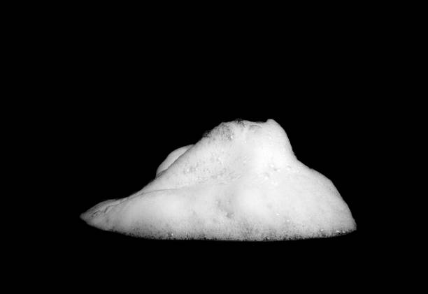 istock Set up a liquid white lather from soap or shampoo or shower gel. 1560194564