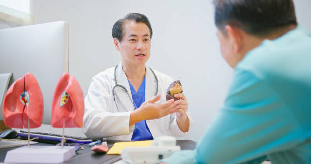 istock male doctor show lung model 1560211982