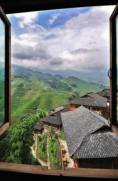 istock Rice Terraces, Guilin, China 156034509