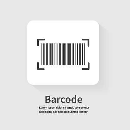 Scan Bar code. Design for website and mobile apps. Vector illustration.