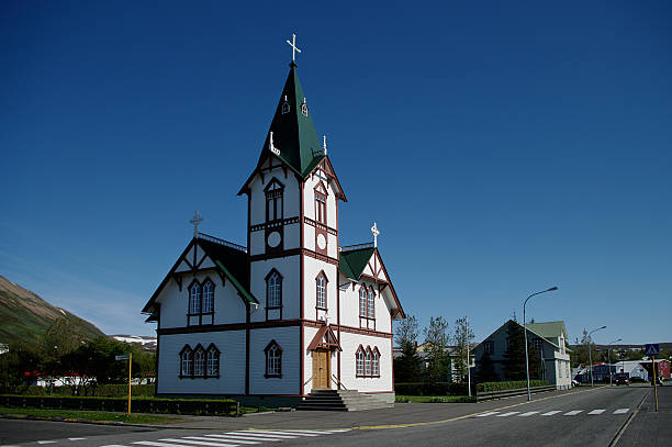 istock Church in Husavik 156038737