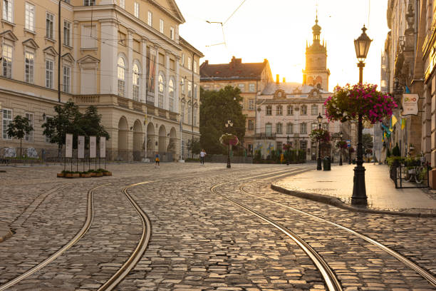 istock Market Square in Lviv, Ukraine 1560436812