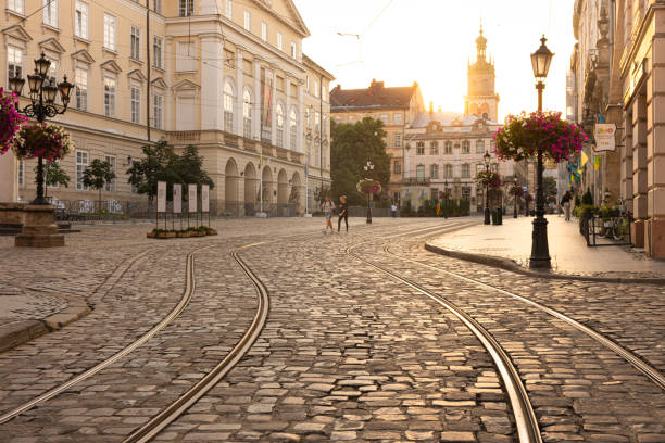 istock Market Square in Lviv, Ukraine 1560436840