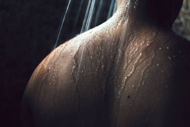 istock Close up portrait of a man’s back 1560463404
