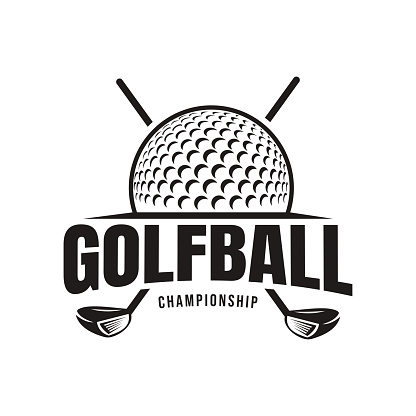 Golf Club Vintage Retro design, golf tournament Sports Club Logo Design Template
