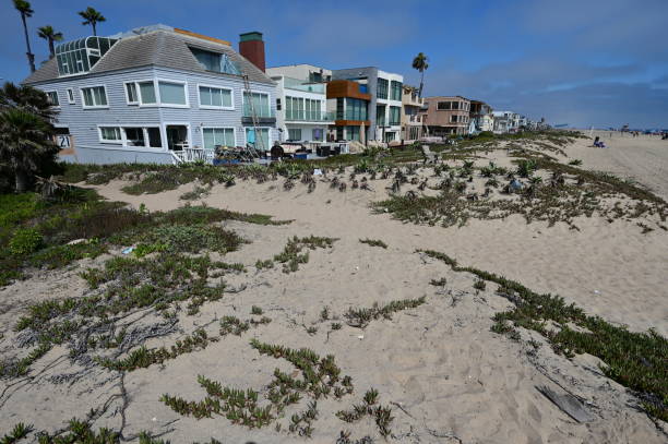 istock Beach properties at Sunset Beach in California. 1560512692