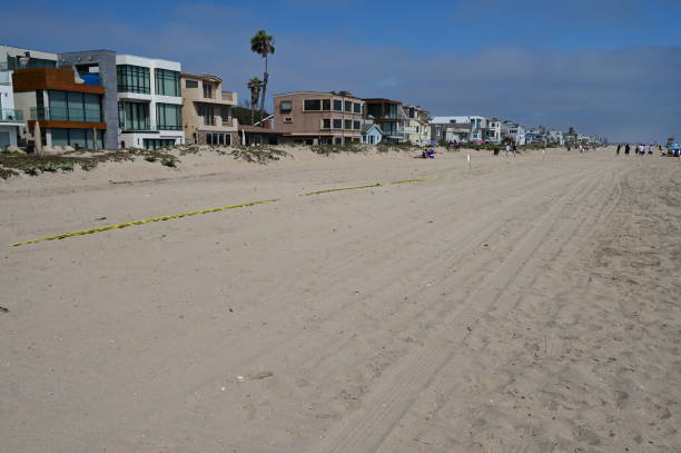 istock Beach properties at Sunset Beach in California. 1560513229