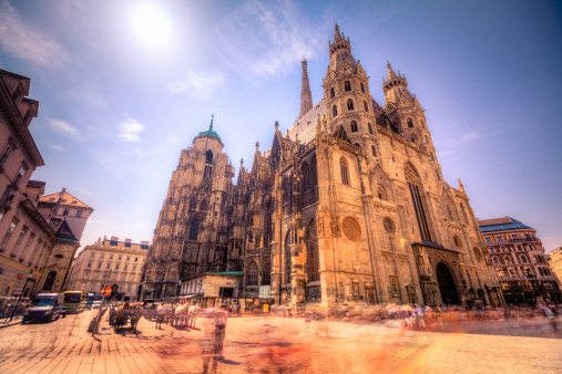 St Stephen's Cathedral in Vienna, Austria.