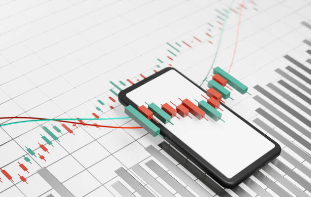 istock Modern Infographic, Candlestick Chart on Smartphone for Financial Analysis and Investment Strategies 1560554449
