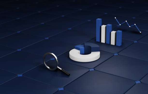 istock Data driven Business Growth Futuristic, 3D Infographic Design. 1560557975
