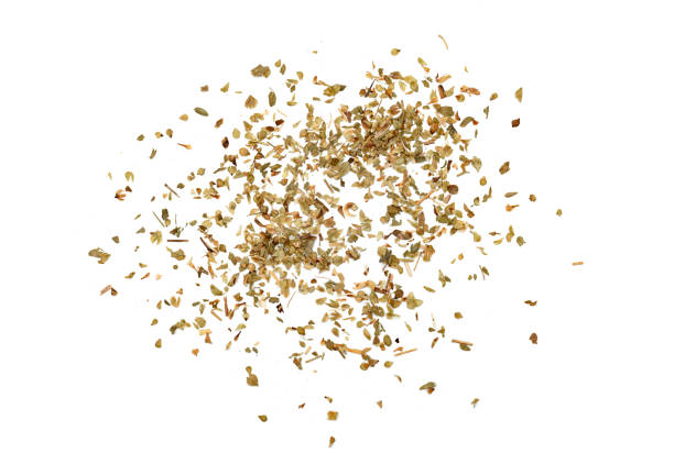 istock Oregano isolated on white background 1560625865