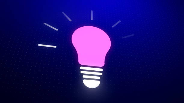 istock INNOVATIVE BRAIN POWER: SMART SCIENCE OF HUMAN IMAGINATION - CONCEPTUAL EDUCATION AND INTELLIGENT SOLUTIONS WITH CREATIVE IDEAS! GLOWING LIGHTBULB ANIMATION. LIGHT BULB FLICKERING. 1560646564