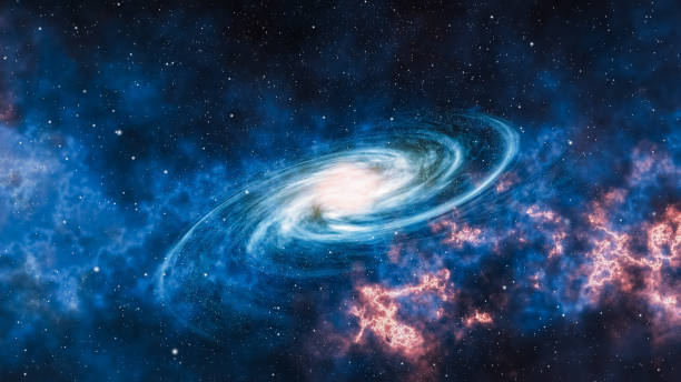 istock VFX 3D Render of Beautiful Universe In Outerspace. Stunning Visualisation of the Cosmos, Stars, Planets, and Asteroids. Footage From Space or Intergalactic Spaceship. Science Fiction Concept. 1560697485