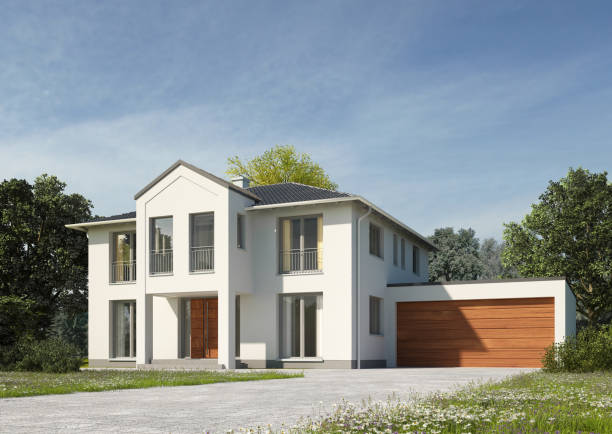 istock Modern house in a classic style 1560744952
