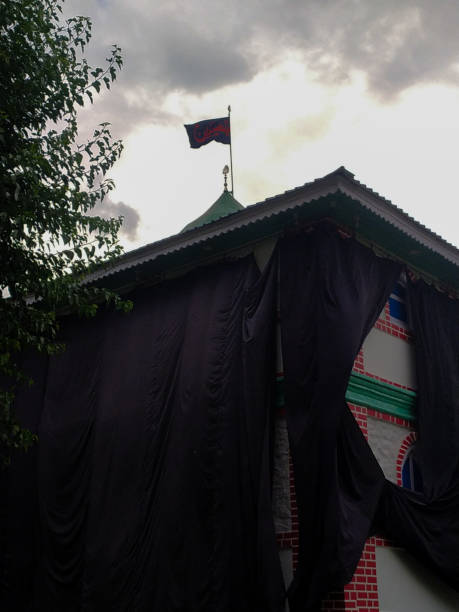 Muharram A view of imam bada  from outside hassanabad rainawari on 2 Muharram ul haram, 21 July 2023 getty image stock pictures, royalty-free photos & images