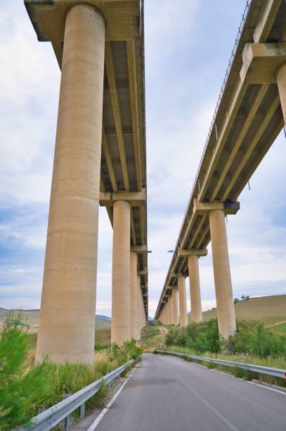 istock Bottom view of a highway in Sicily ,Italy 1561096504
