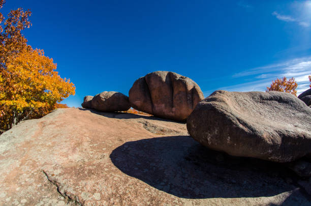 istock Elephant Rocks SP - Elephant Rocks Lined Up - Fish-eye View 1561166115