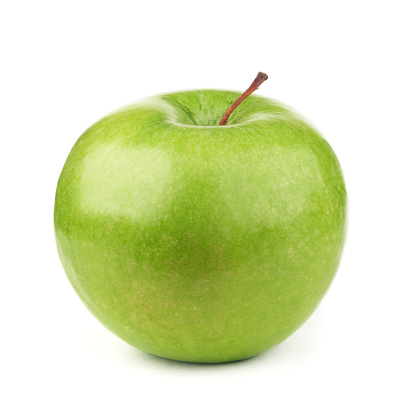 Macro picture of green apple
