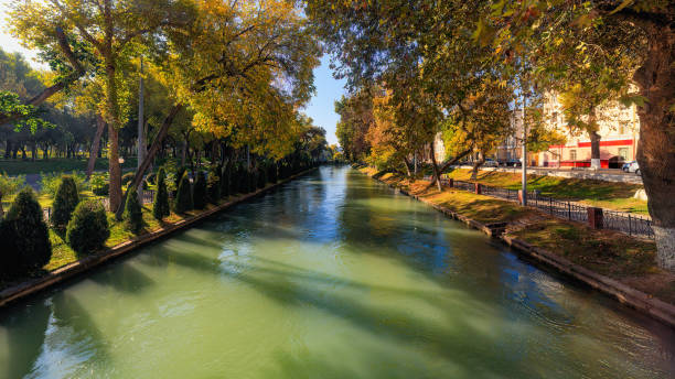 istock Anhor channel park  in Tashkent. 1561259526
