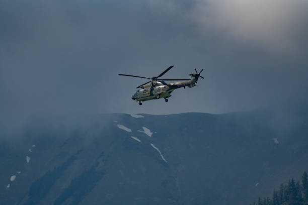 istock Swiss Air Force Super Puma Helicopter 1561307068
