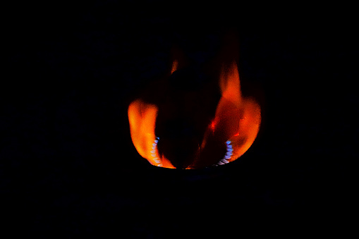 burning fire background