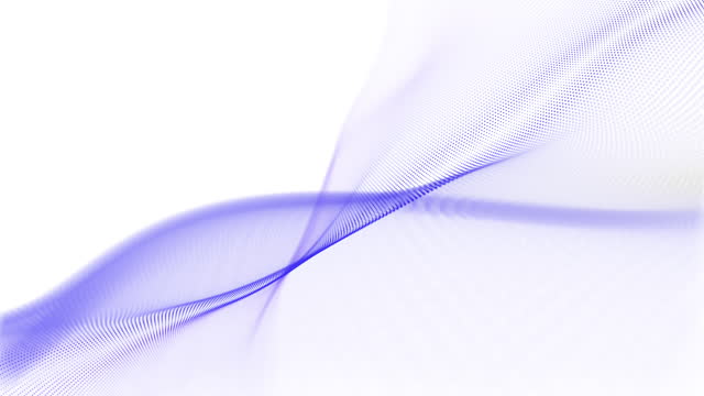 Minimalist Abstract Digital Fractal Wave Motion Background