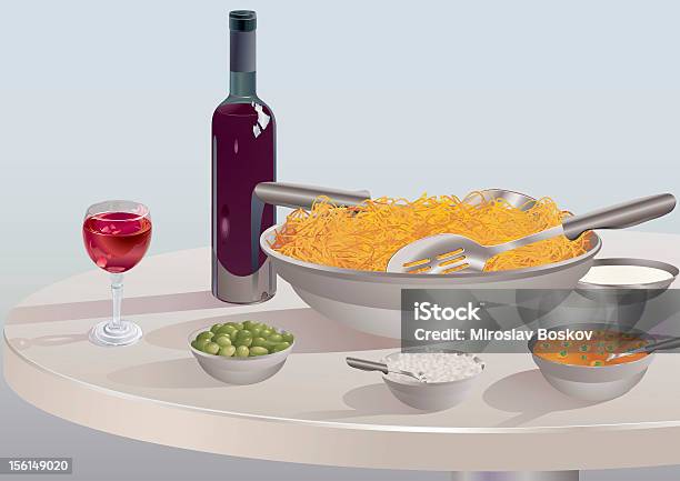 이탈리아 요리스파케티 밀라네스 레드 와인 0명에 대한 스톡 벡터 아트 및 기타 이미지 - 0명, 그릇, 금속