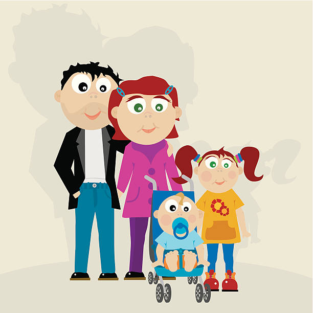 familia (Vettore - illustrazione arte vettoriale