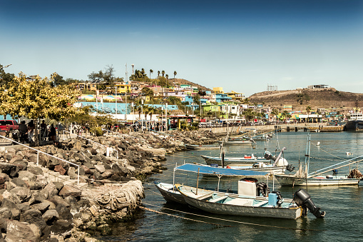 Topolobampo, port of the Gulf of California, Sea of Cortes, municipality of Ahome, Sinaloa State, Mexico.