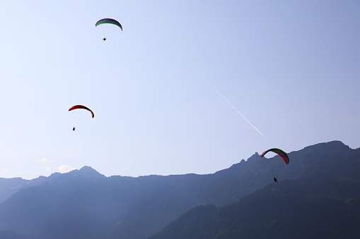 Interlaken is one of the world's top paragliding destinations.  Paragliding in Switzerland's Interlaken  provides breathtaking views of the world-famous peaks of the Eiger, Mönch and Jungfrau.