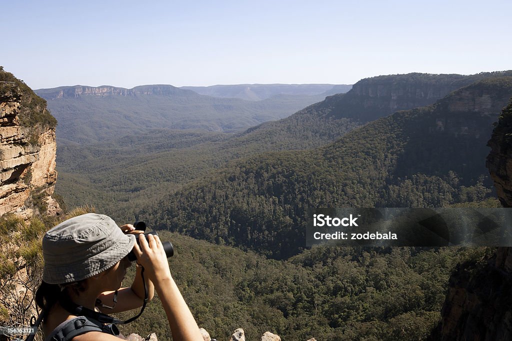 Esplorare la natura nel Parco Nazionale delle Blue Mountains - Foto stock royalty-free di Adulto