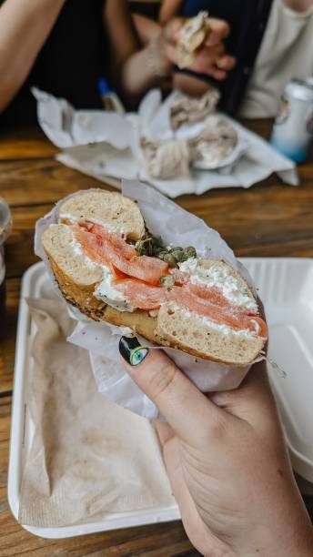 istock Brunch Lox Bagel - stock image 1561789978