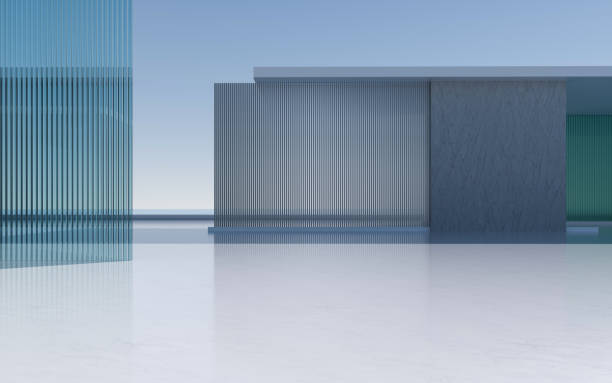 istock Clean ground squares and building facades 1561801040