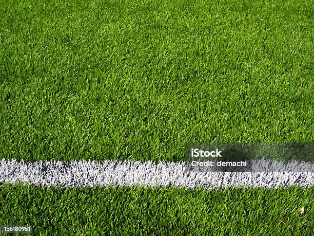 Soccer Fields Line Horizontal Stock Photo - Download Image Now - American Football - Ball, Turf, Soccer