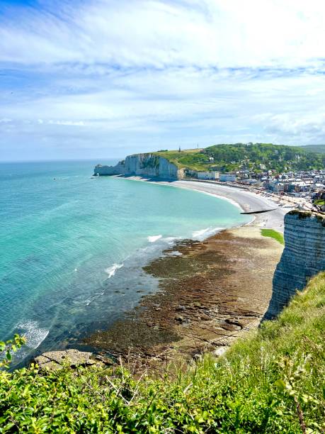 istock Etretat Cliffs, Normandy Coast, France 1561838515