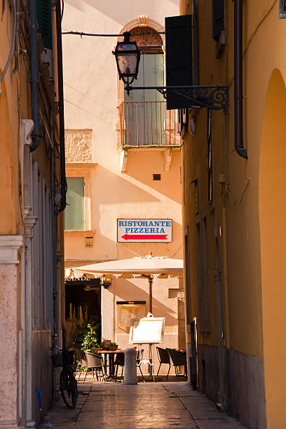 One of the alley of the beautiful city of Verona. The historical center is a world heritage site