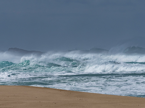 Cape Otway coastline on a stormy day